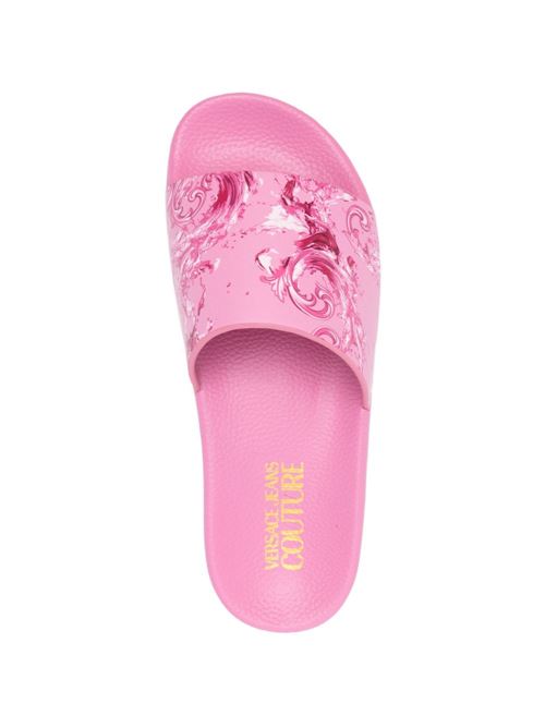 Ciabatta donna con stampa Versace jeans Couture | 80VA3SQ3ZS365499